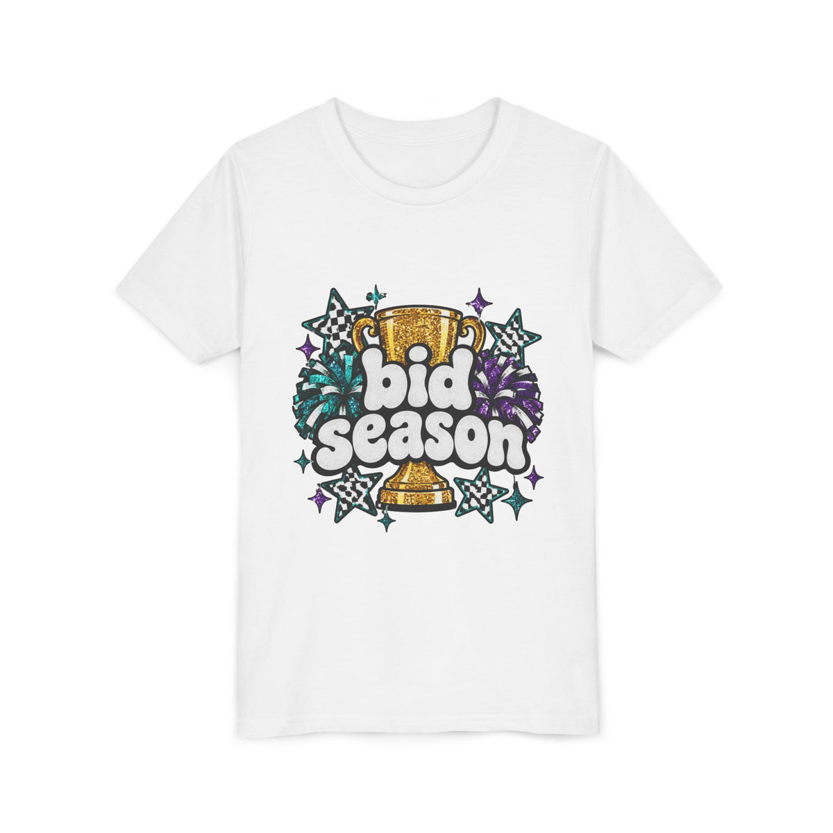 Bid Season Glitter Youth Tee