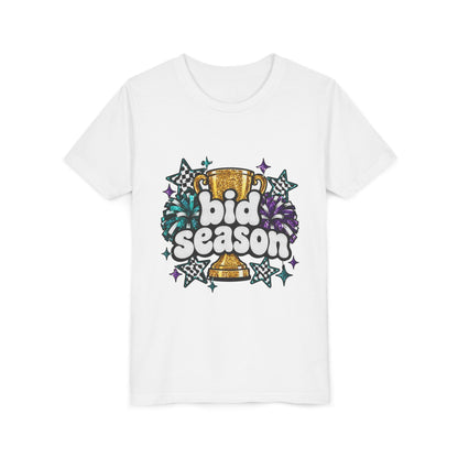 Bid Season Glitter Youth Tee