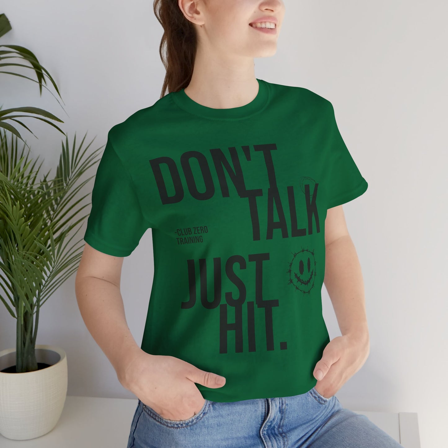 Cheer Tee - Don't Talk Just Hit Cheerleading T-Shirt