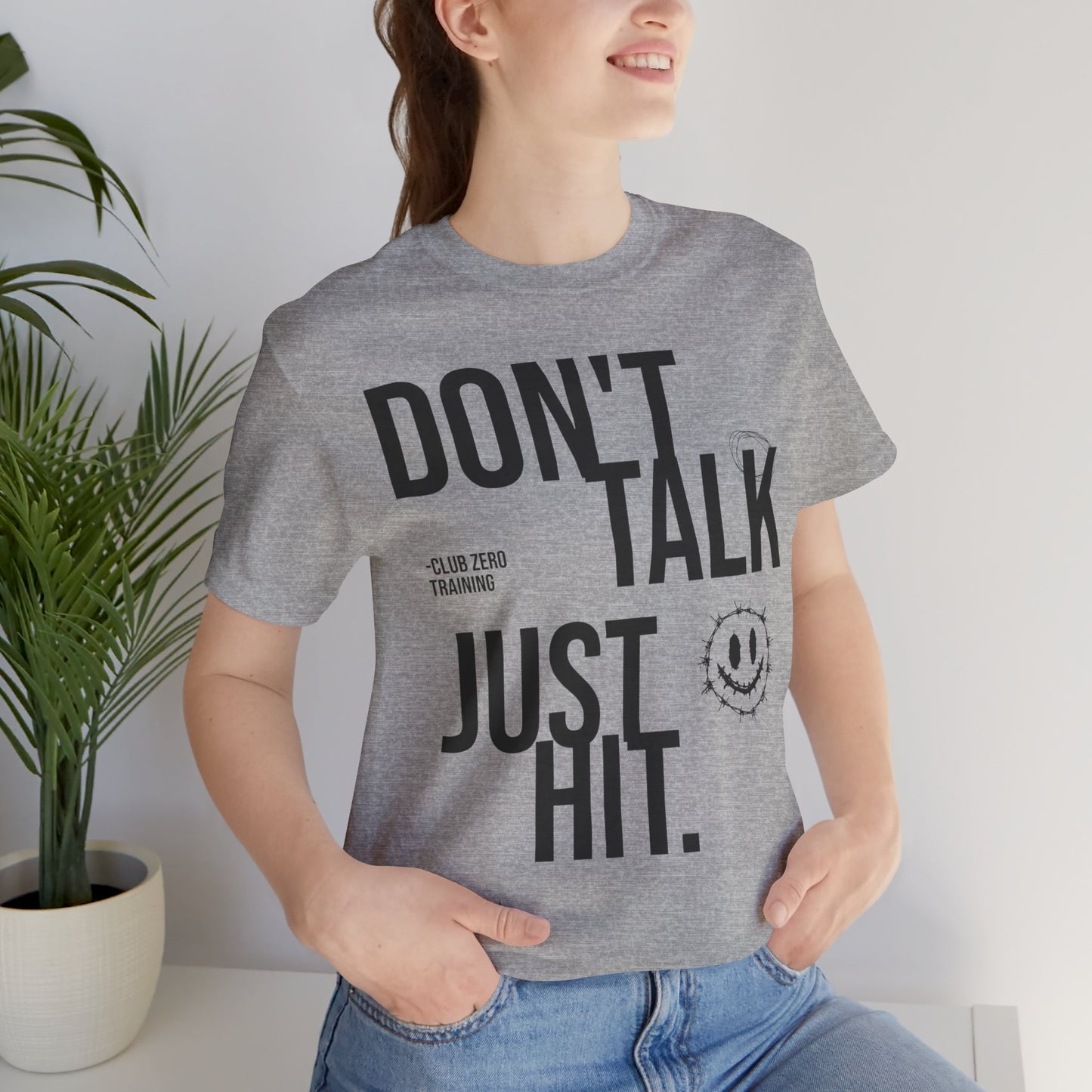 Cheer Tee - Don't Talk Just Hit Cheerleading T-Shirt