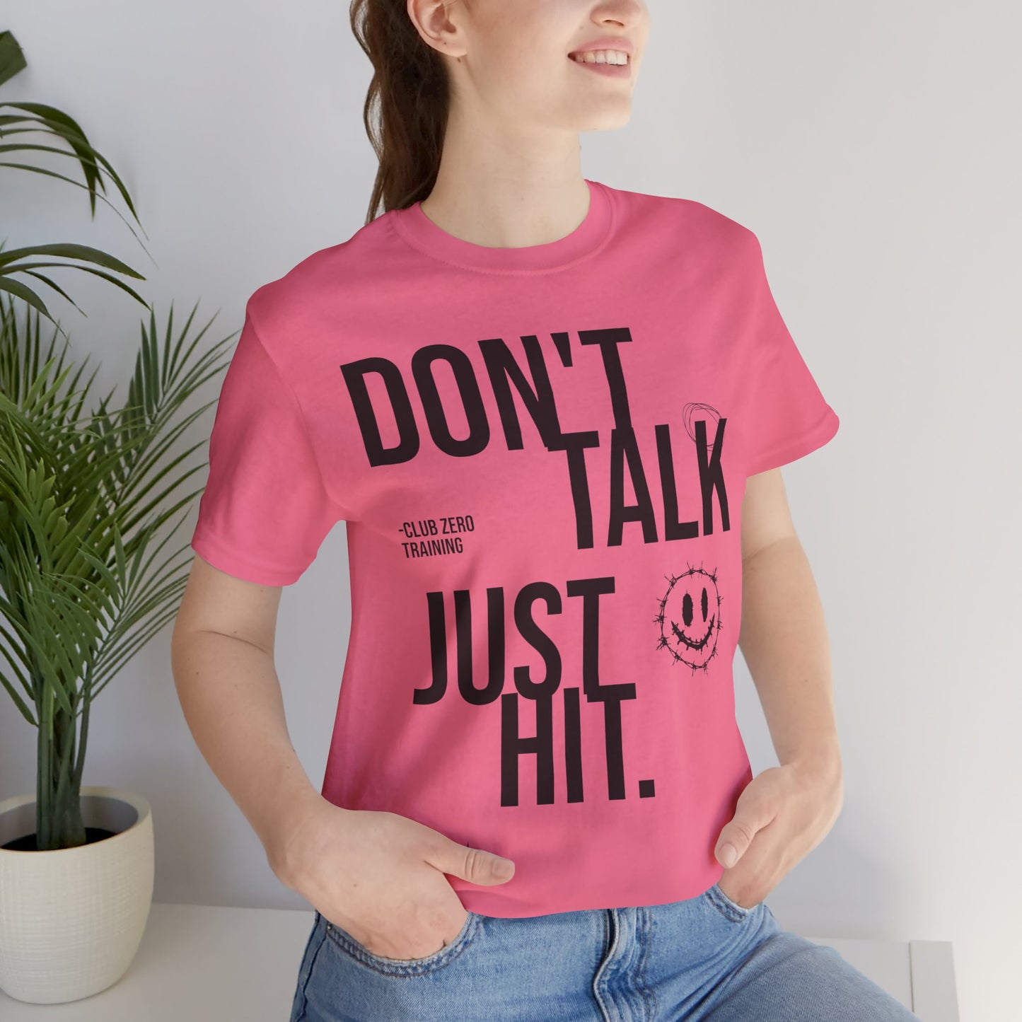 Cheer Tee - Don't Talk Just Hit Cheerleading T-Shirt