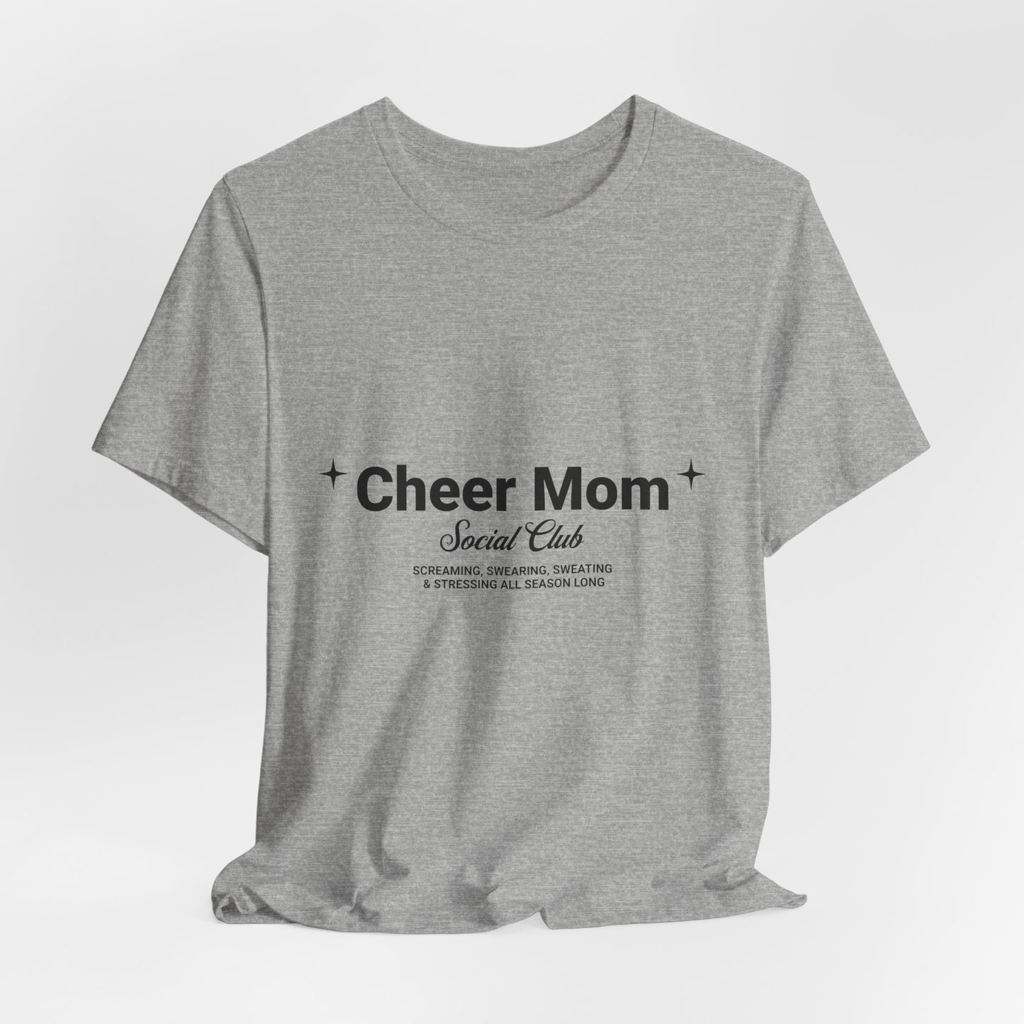 Cheer Mom Social Club T-Shirt | Cheerleading Mom Gift | Competition Tee