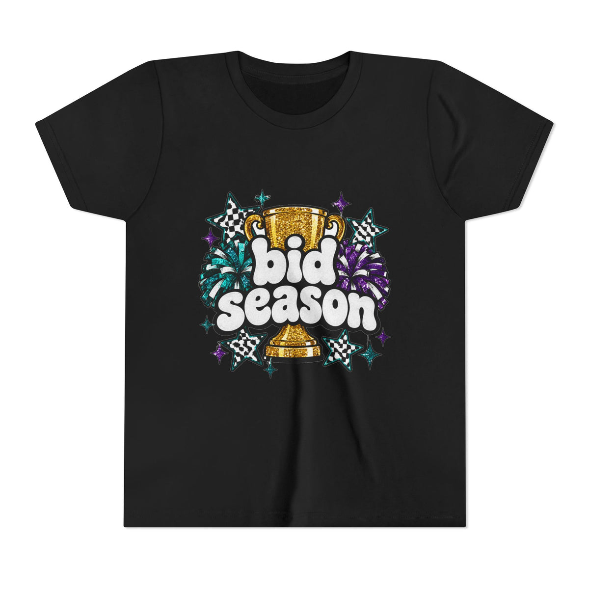 Bid Season Glitter Youth Tee
