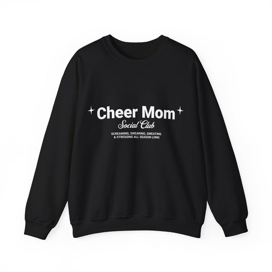 Cheer Mom Sweatshirt - Social Mom Club Crewneck For Women