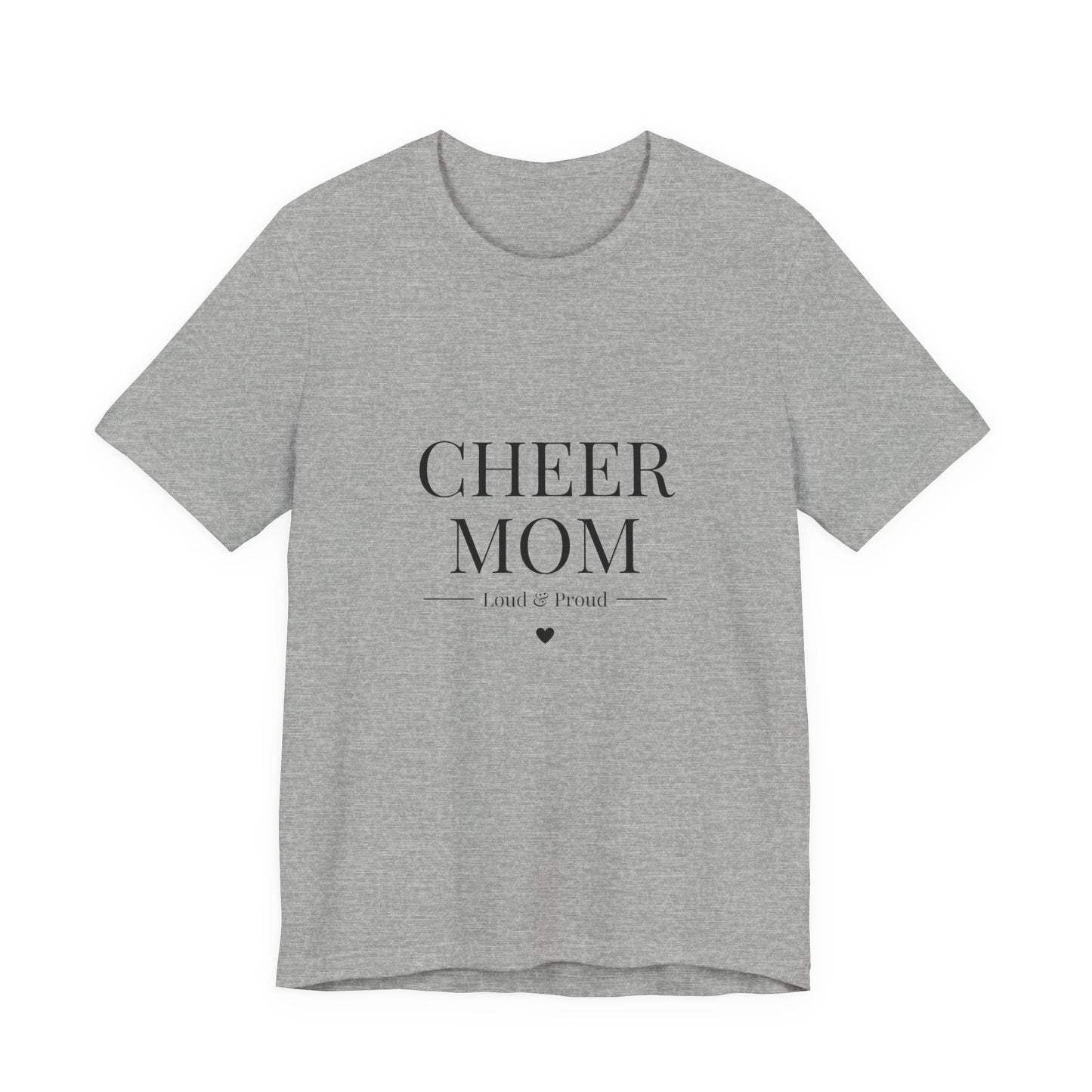 Classic Cheerleading Mama T-Shirt | Cheer Mom Gift | Cheerleading Mom Tee