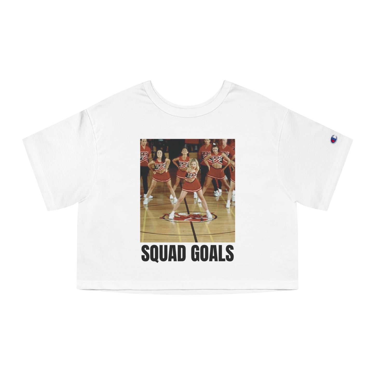 Cheer Tee - Bring It On Squad Goals Torros Cropped T-Shirt For Women