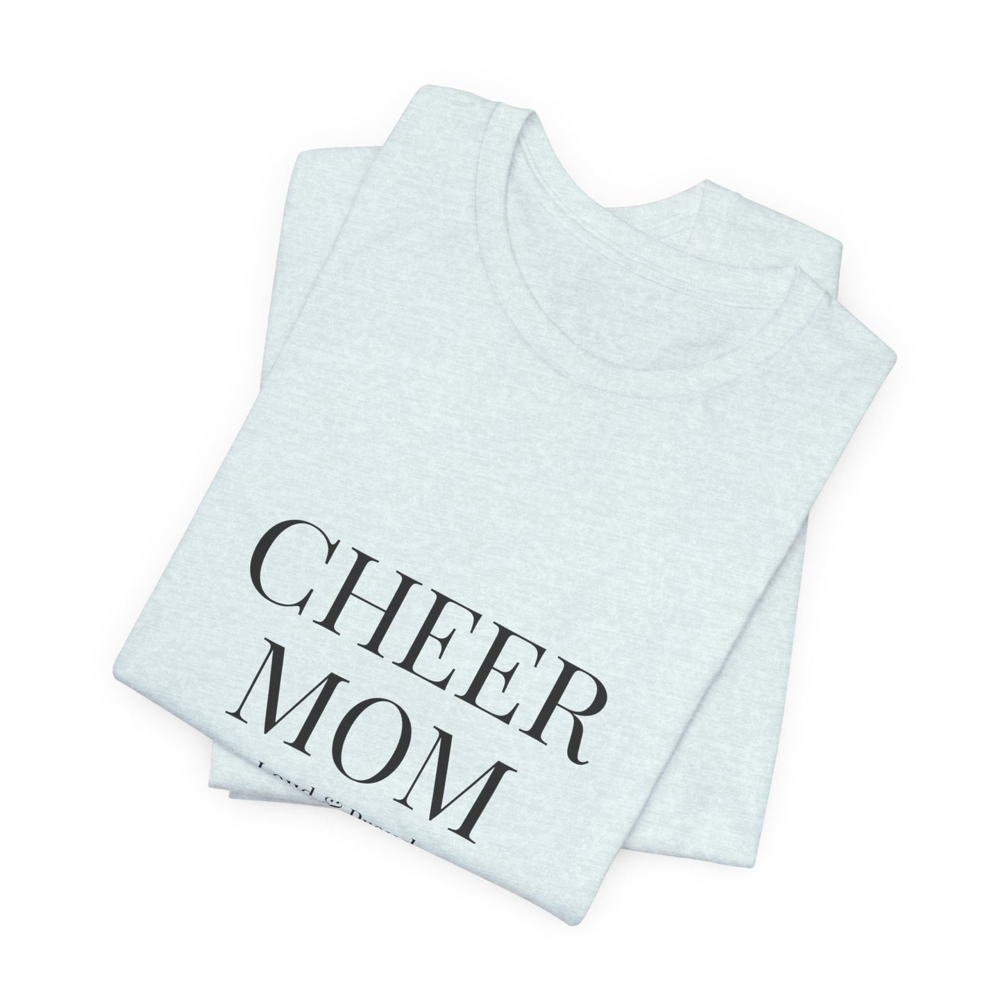 Classic Cheerleading Mama T-Shirt | Cheer Mom Gift | Cheerleading Mom Tee