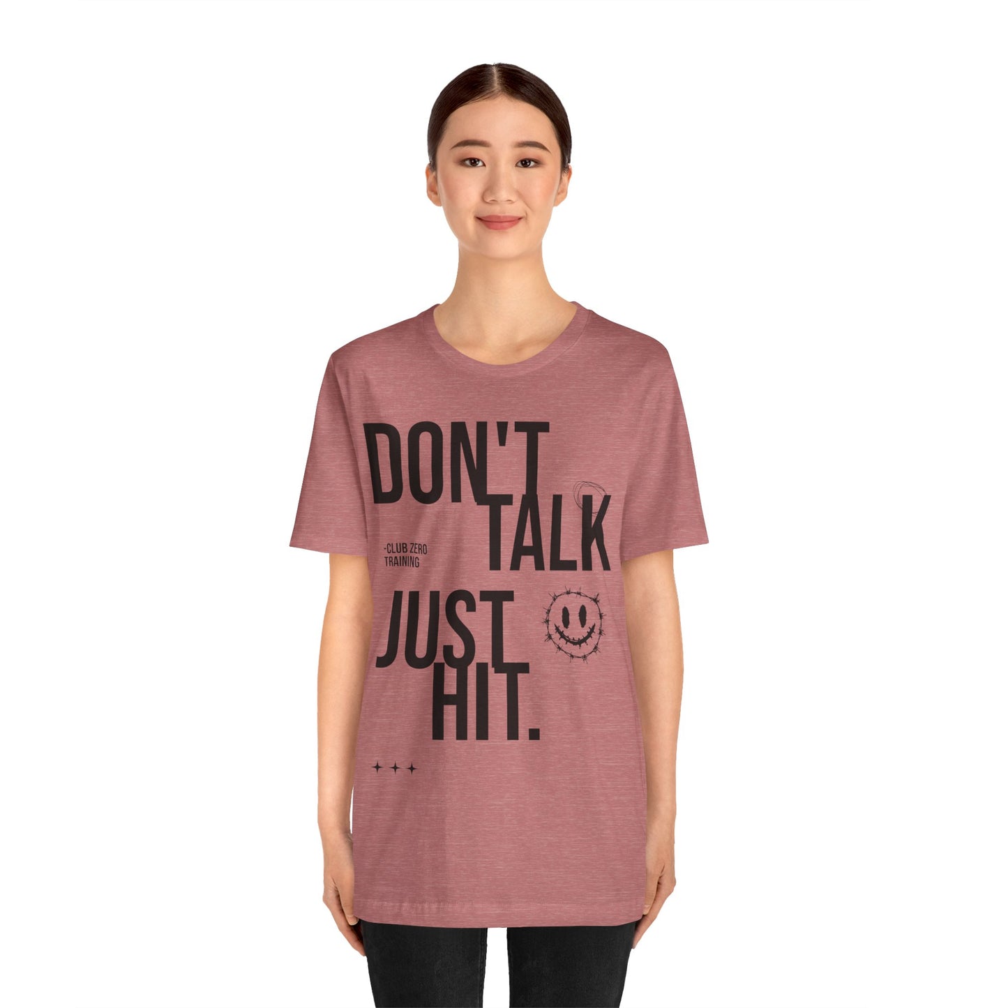 Cheer Tee - Don't Talk Just Hit Cheerleading T-Shirt