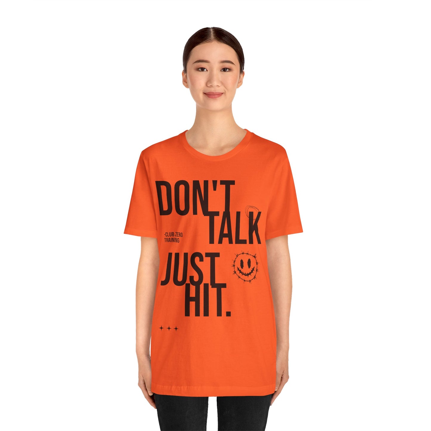 Cheer Tee - Don't Talk Just Hit Cheerleading T-Shirt