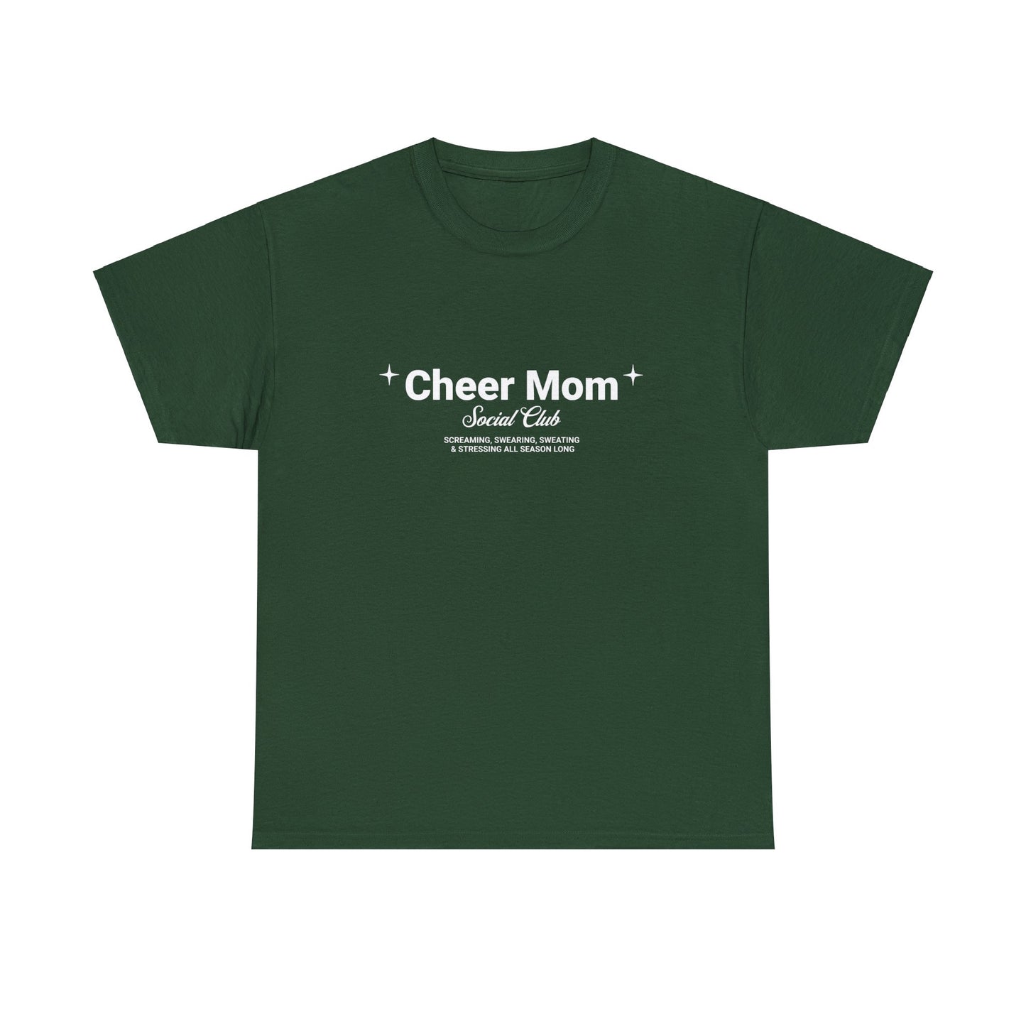 Cheer Mom Tee - Cheer Mom Social Club T-Shirt For Women