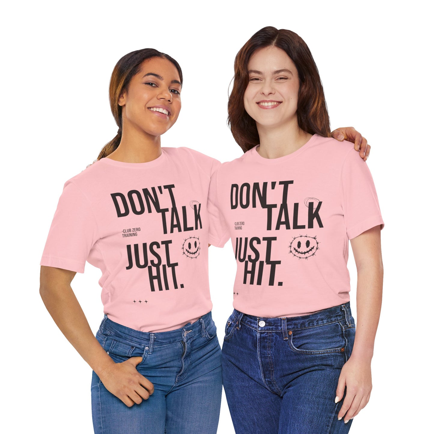 Cheer Tee - Don't Talk Just Hit Cheerleading T-Shirt