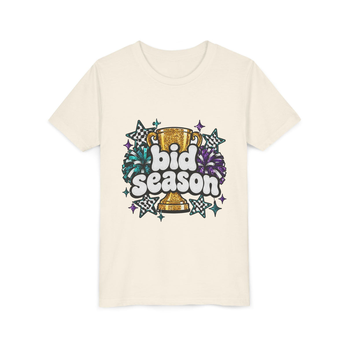 Bid Season Glitter Youth Tee