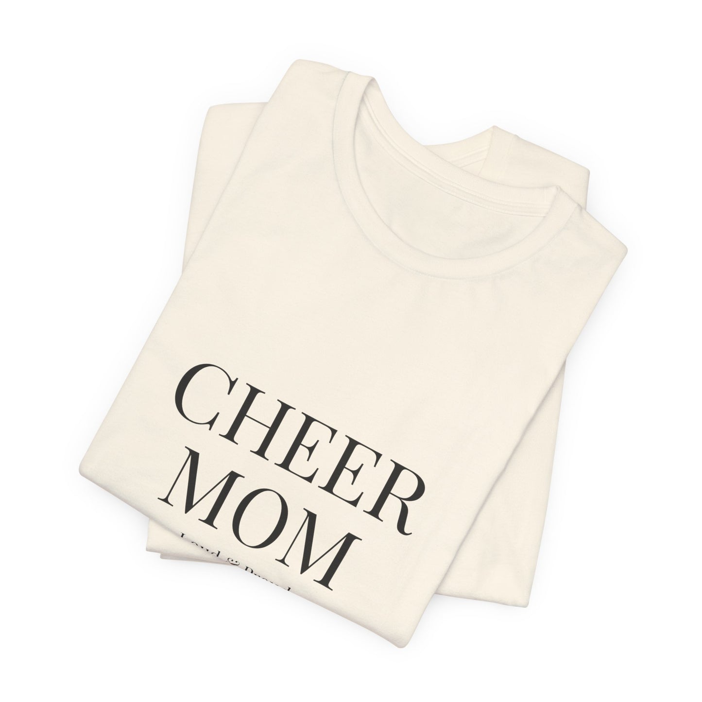 Classic Cheerleading Mama T-Shirt | Cheer Mom Gift | Cheerleading Mom Tee