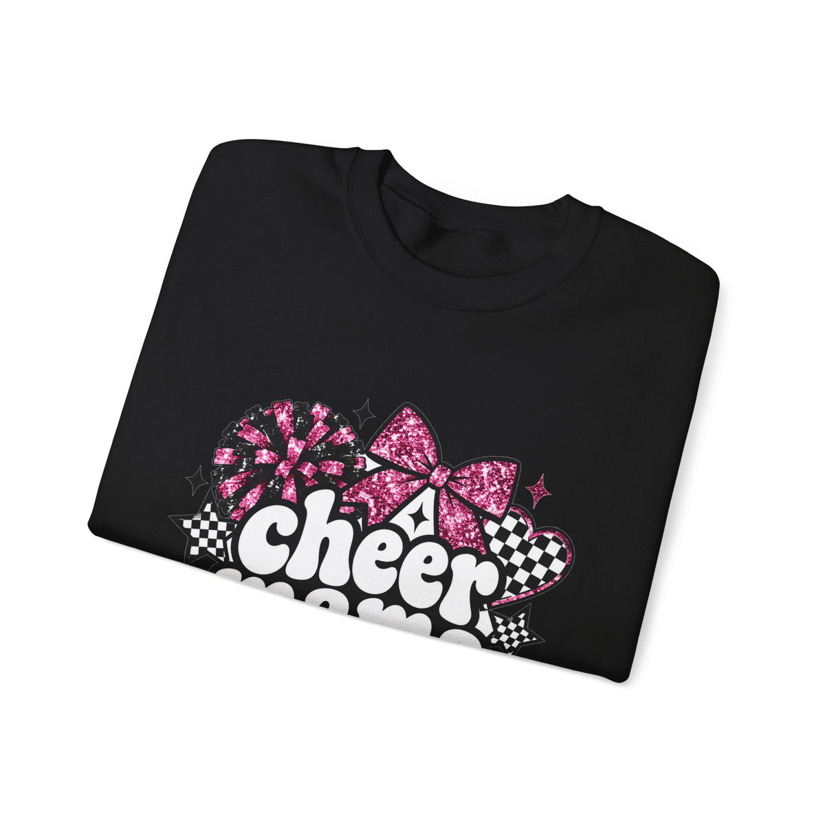 Cheer Mama Glitter Crewneck Sweatshirt