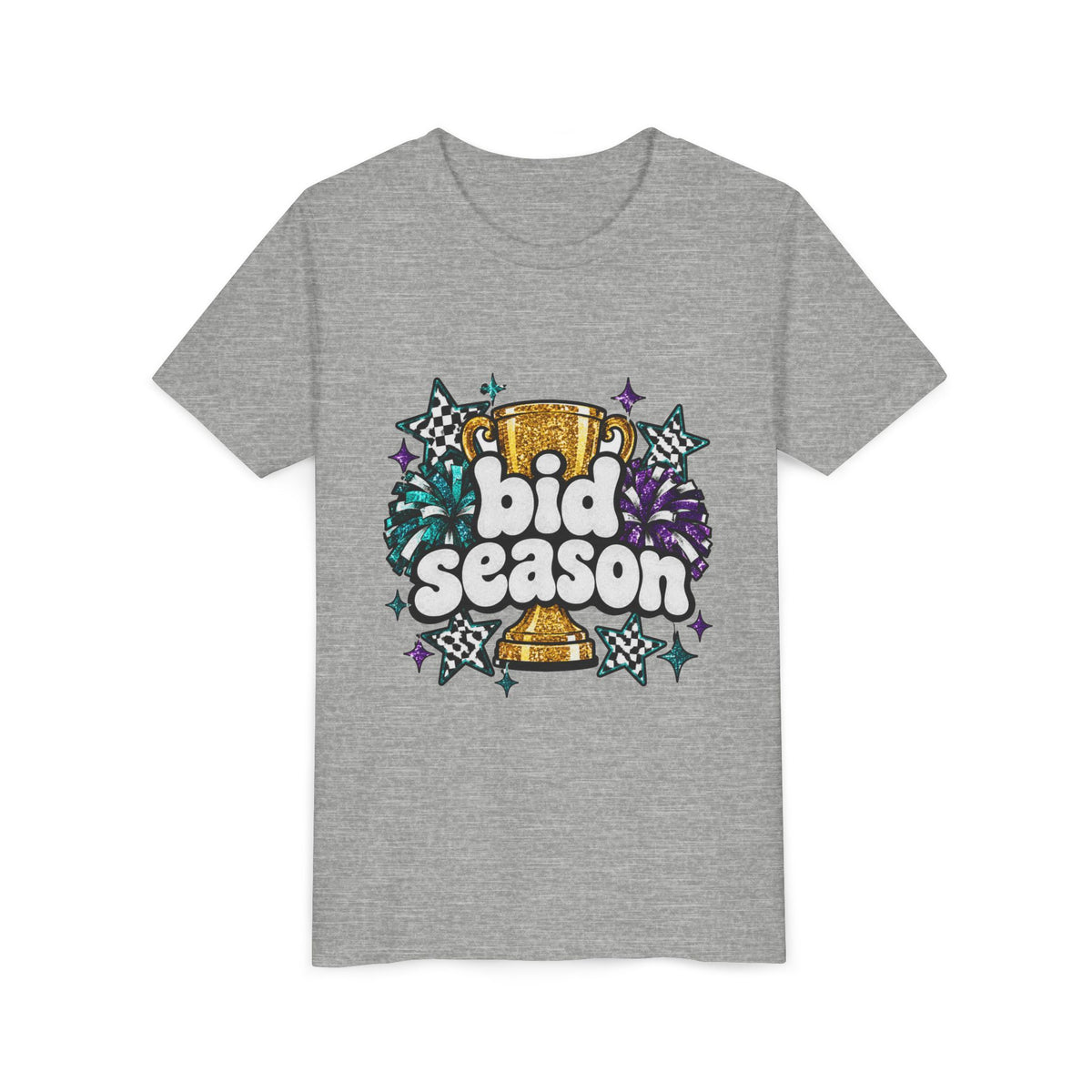 Bid Season Glitter Youth Tee