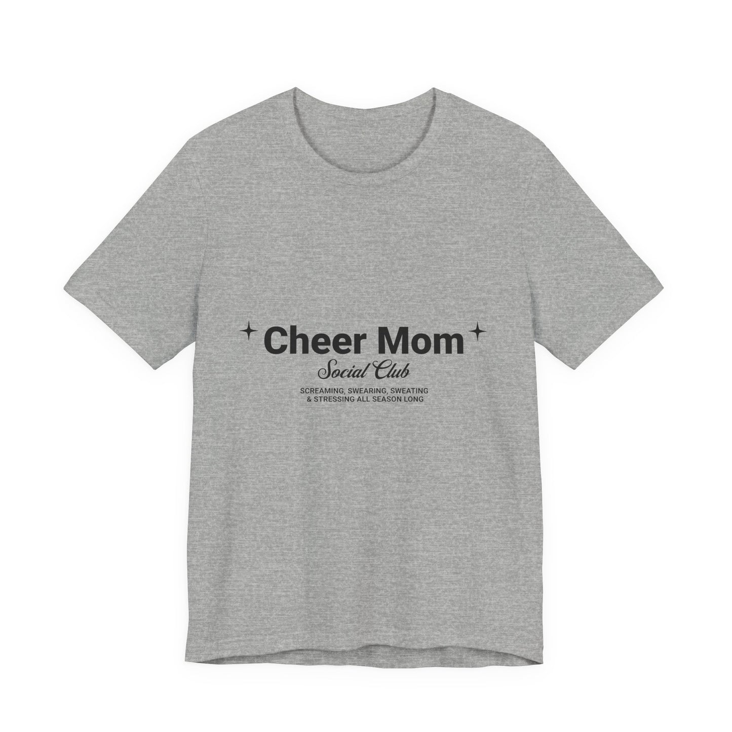 Cheer Mom Social Club T-Shirt | Cheerleading Mom Gift | Competition Tee