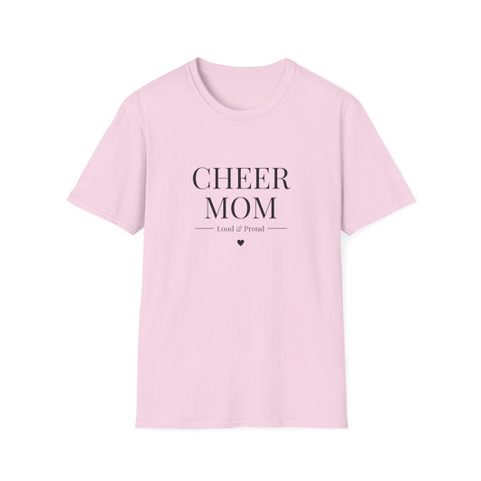 Cheer Mom Tee - Classic Cheerleading Mama T-Shirt