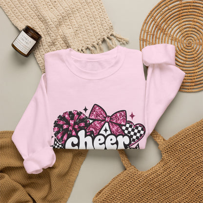 Cheer Mama Glitter Crewneck Sweatshirt