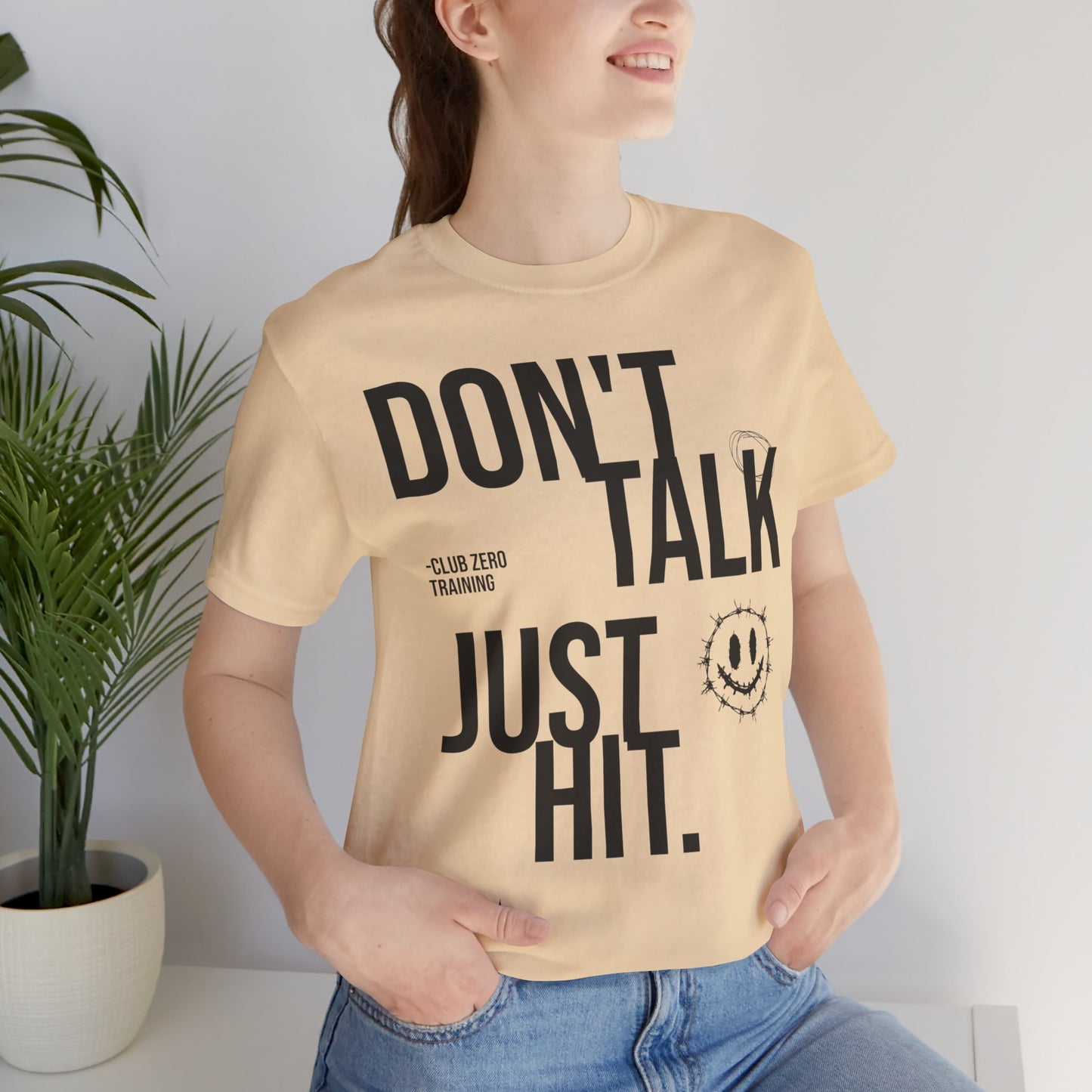 Cheer Tee - Don't Talk Just Hit Cheerleading T-Shirt