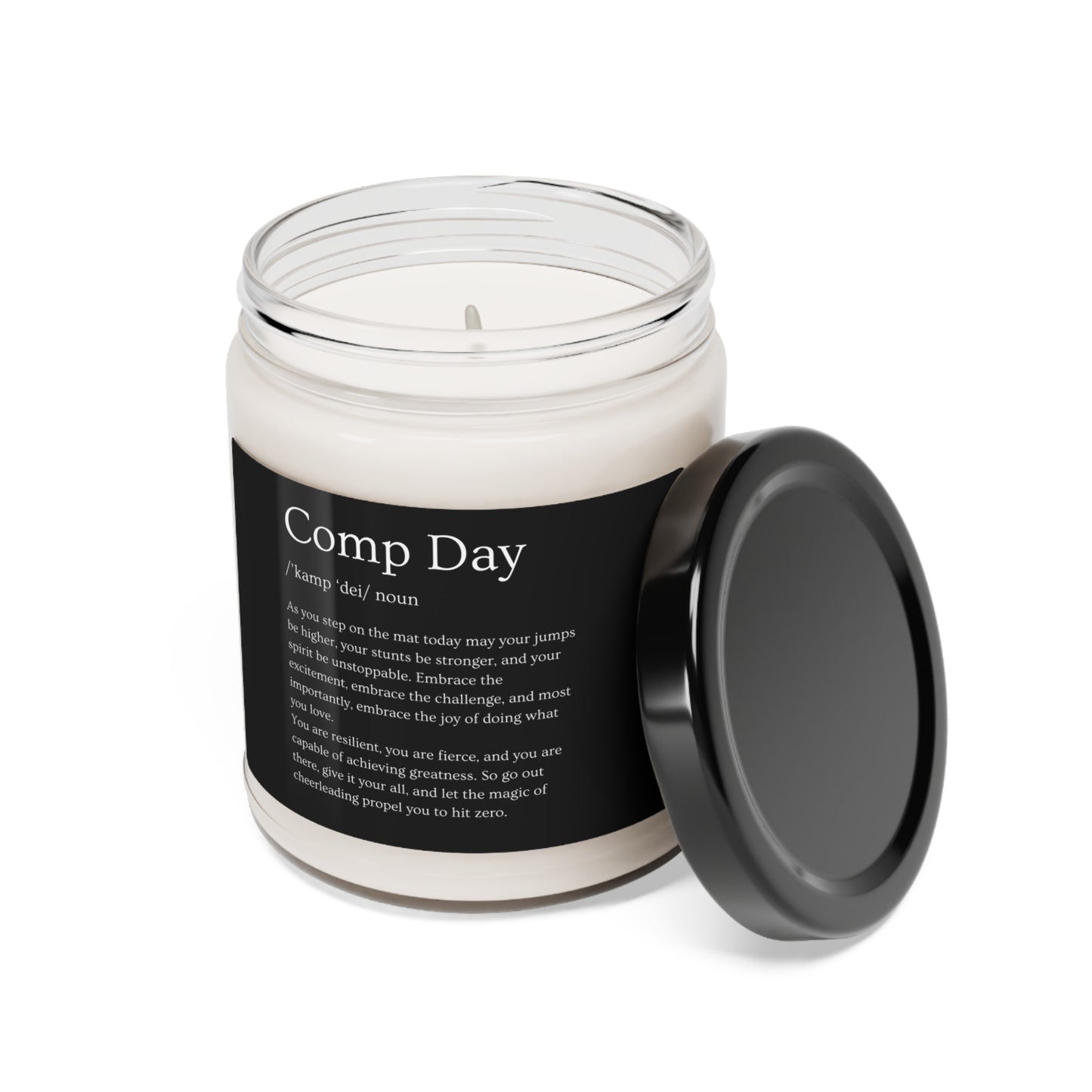 Cheerleading Comp Day Scented Soy Candle