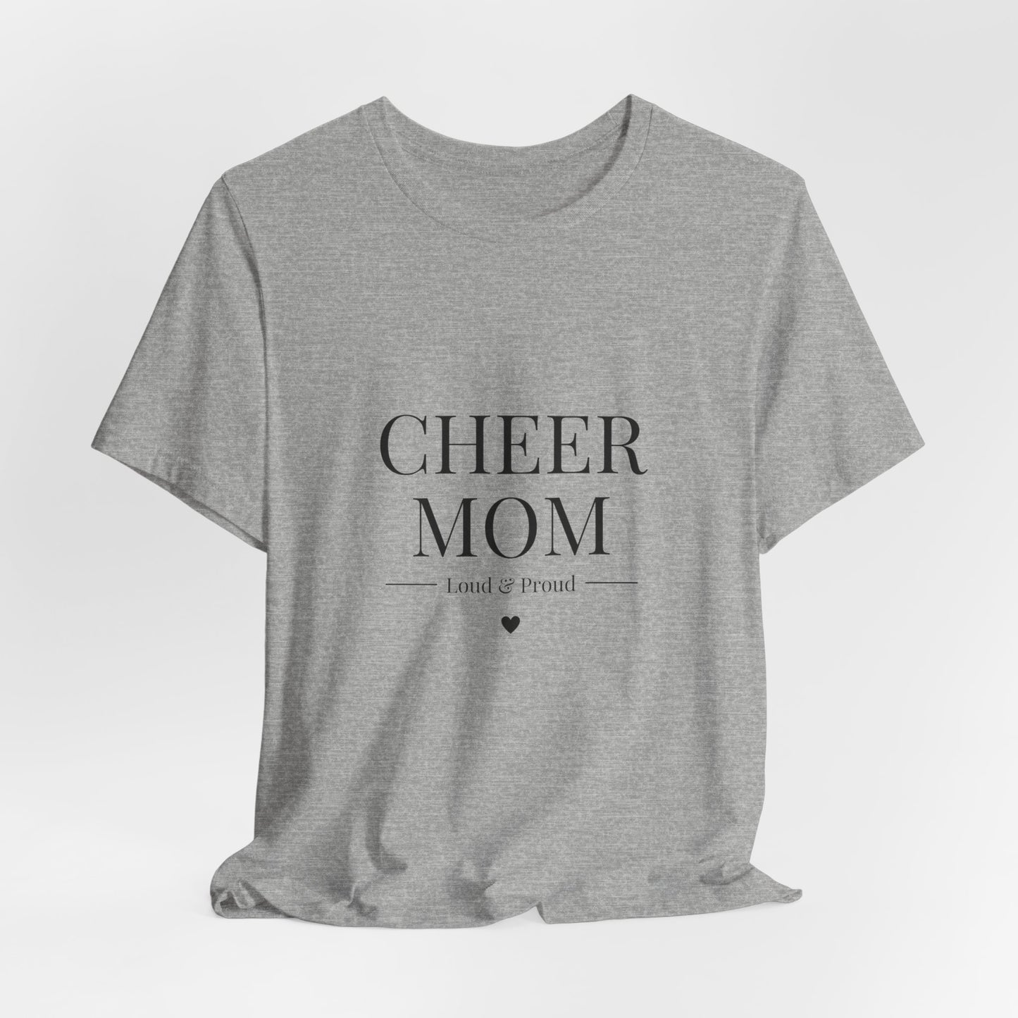 Classic Cheerleading Mama T-Shirt | Cheer Mom Gift | Cheerleading Mom Tee