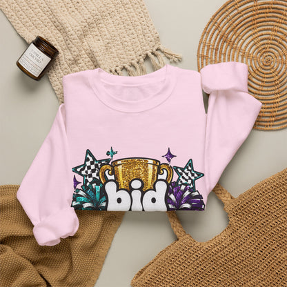 Bid Season Glitter Crewneck Sweatshirt