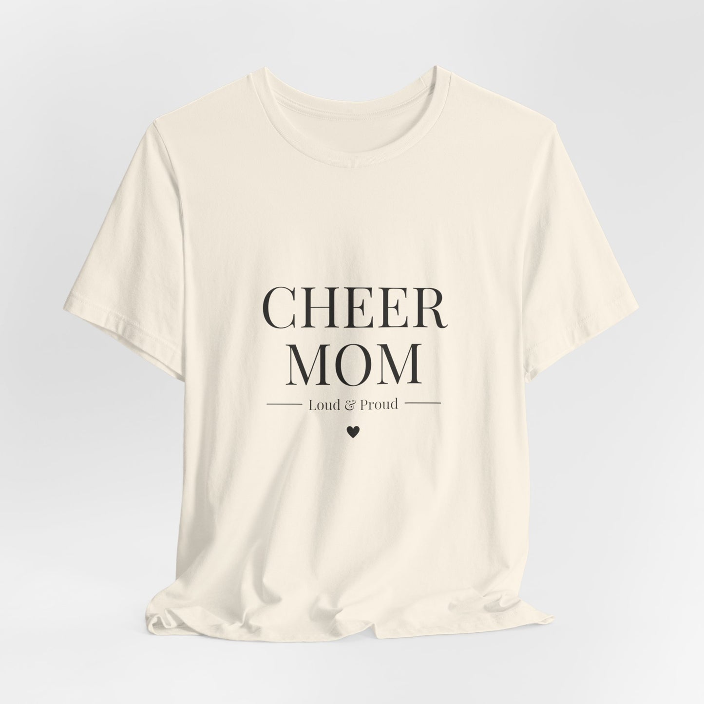 Classic Cheerleading Mama T-Shirt | Cheer Mom Gift | Cheerleading Mom Tee