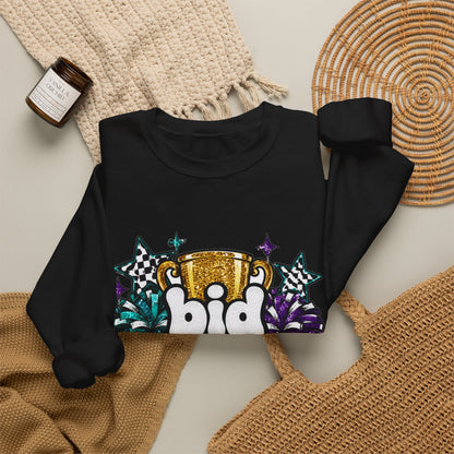 Bid Season Glitter Crewneck Sweatshirt