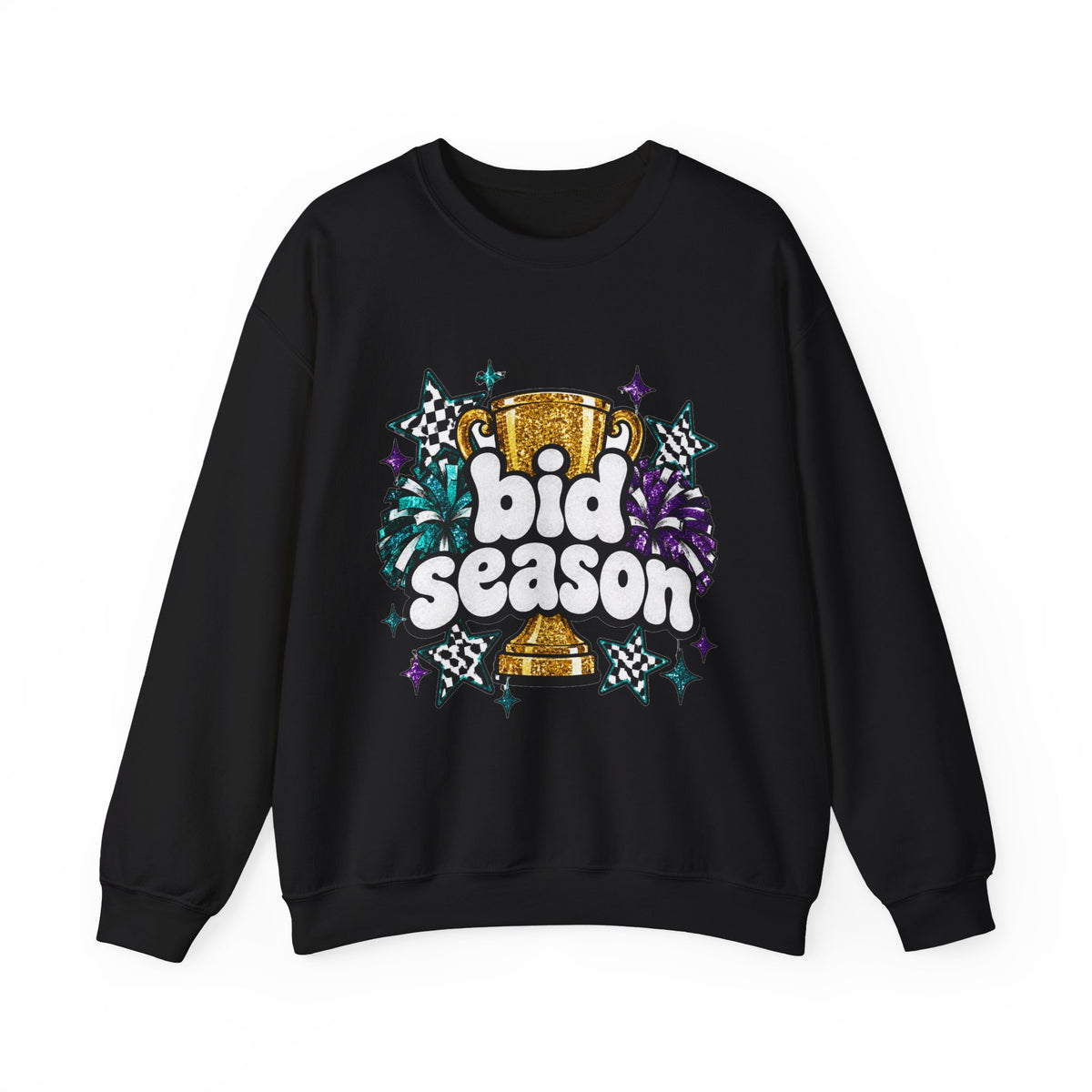 Bid Season Glitter Crewneck Sweatshirt