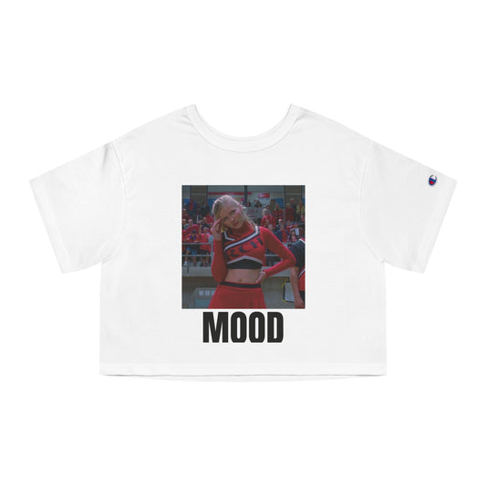 Cheer Tee - Bring It On Mood Crop T-Shirt For Women