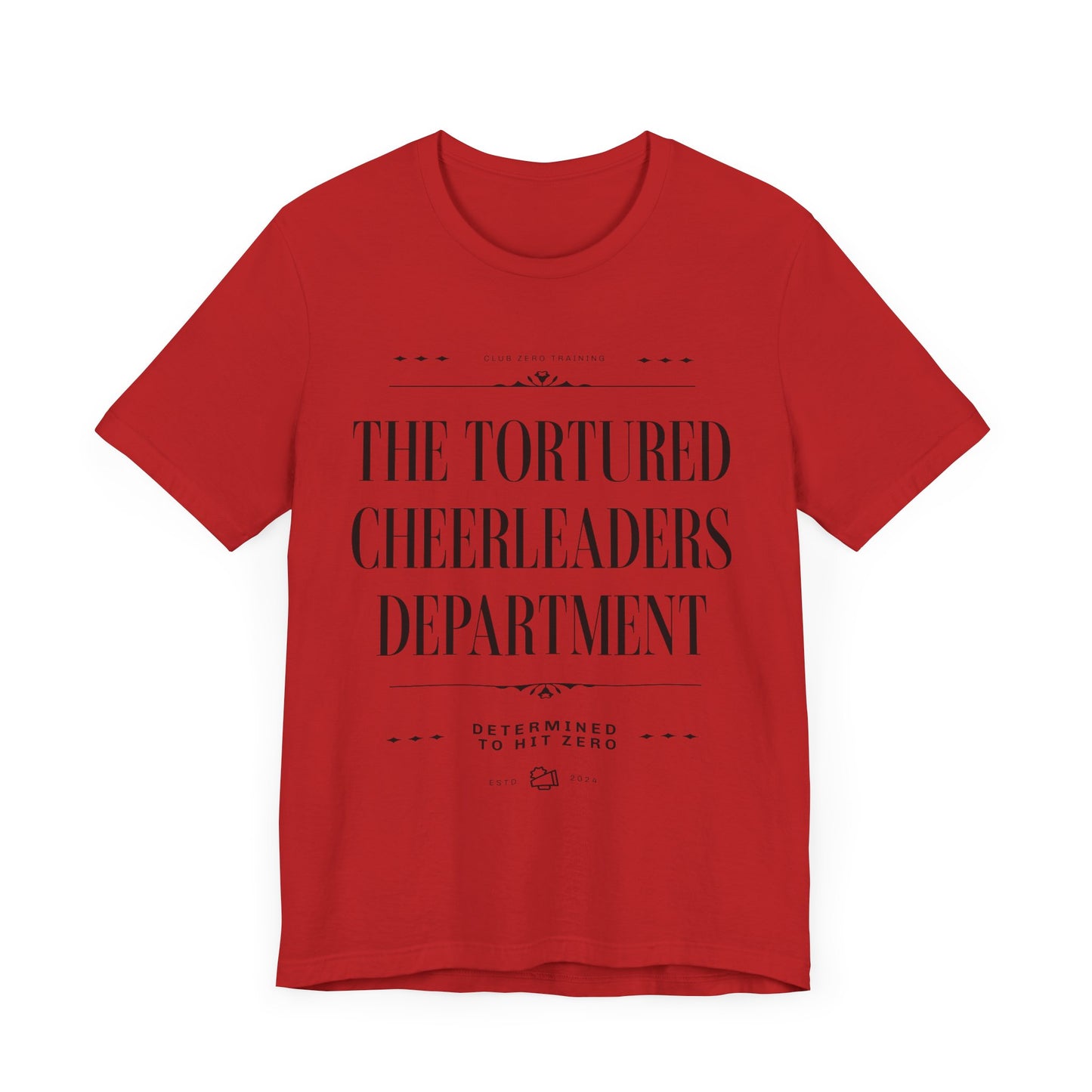 Cheer Tee - The Tortured Cheerleaders Department Cheerleading T-Shirt