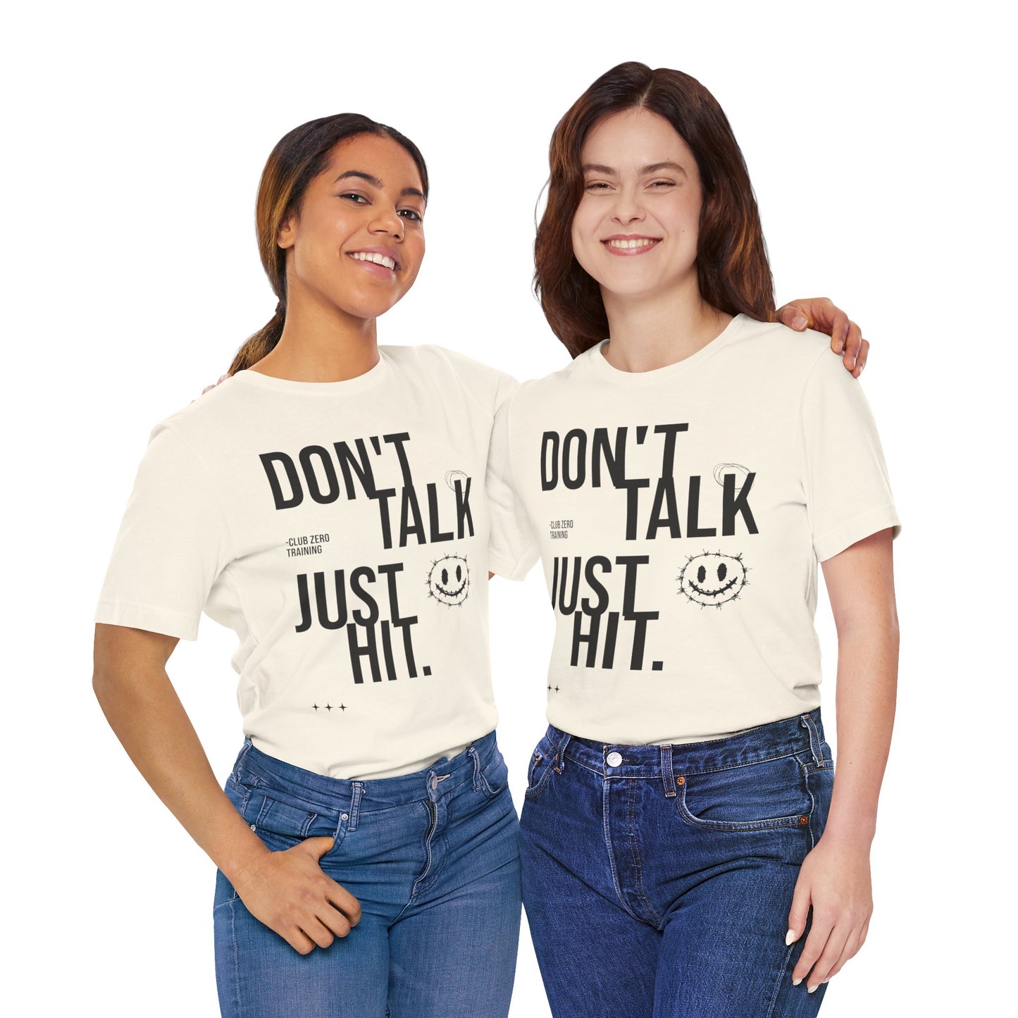 Cheer Tee - Don't Talk Just Hit Cheerleading T-Shirt