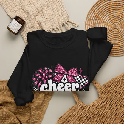 Cheer Mama Glitter Crewneck Sweatshirt