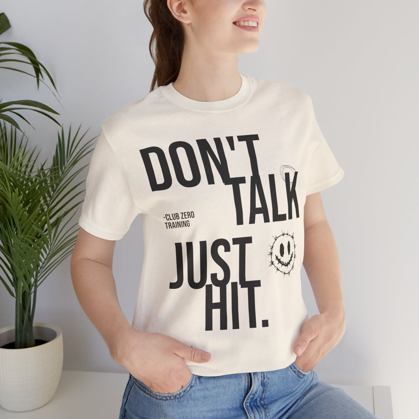 Cheer Tee - Don't Talk Just Hit Cheerleading T-Shirt