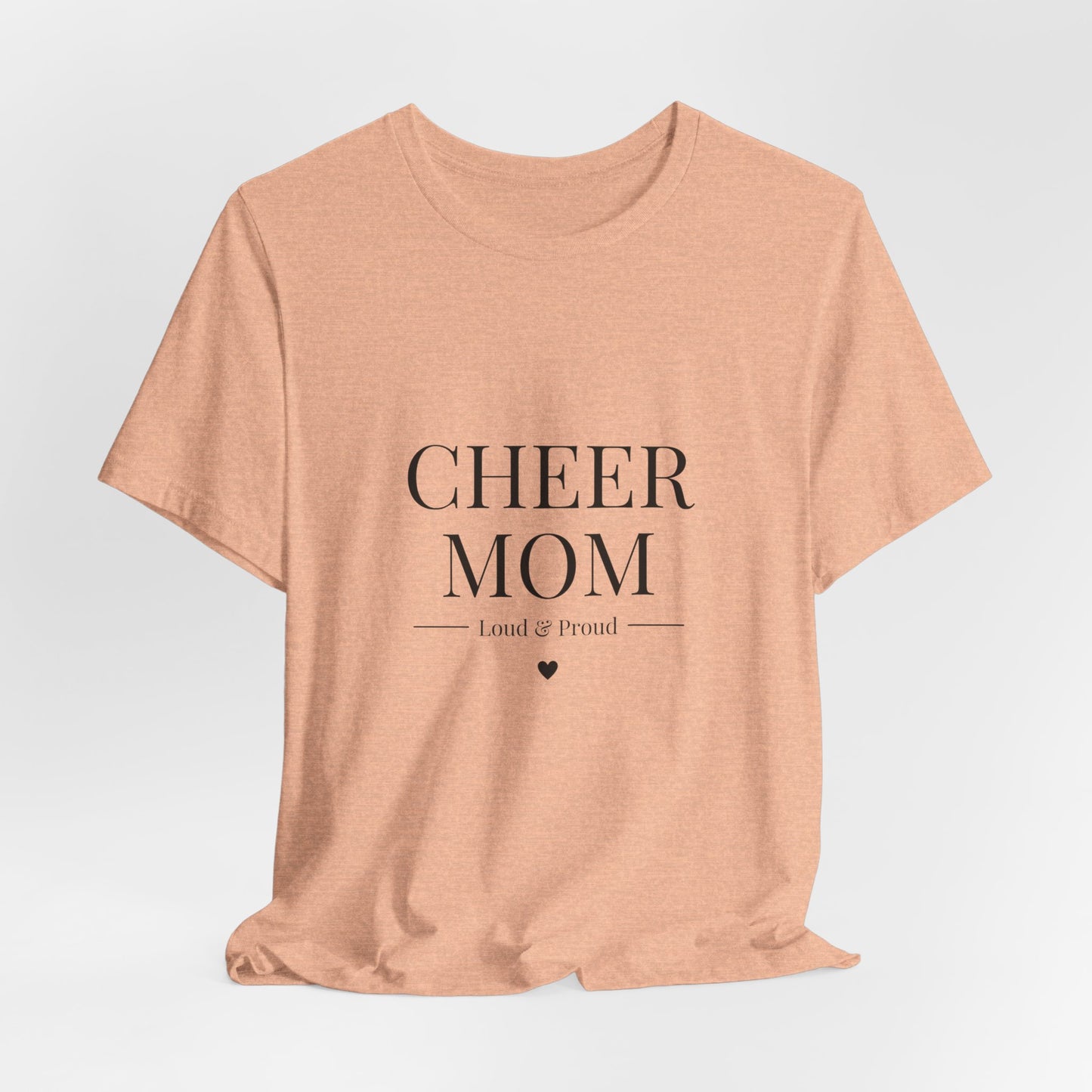 Classic Cheerleading Mama T-Shirt | Cheer Mom Gift | Cheerleading Mom Tee