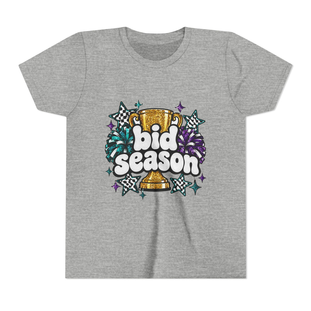 Bid Season Glitter Youth Tee