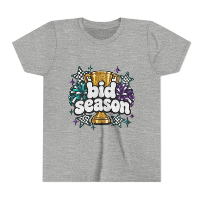 Bid Season Glitter Youth Tee