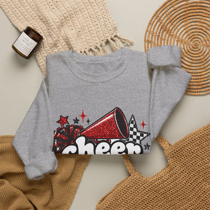 Cheer Dad Glitter Crewneck Sweatshirt