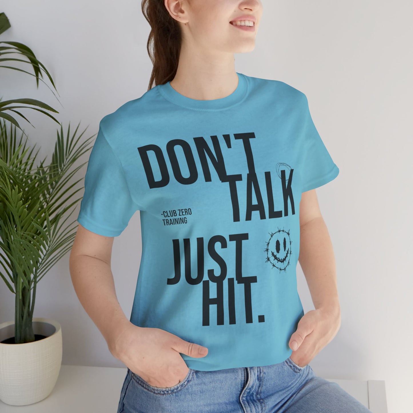 Cheer Tee - Don't Talk Just Hit Cheerleading T-Shirt