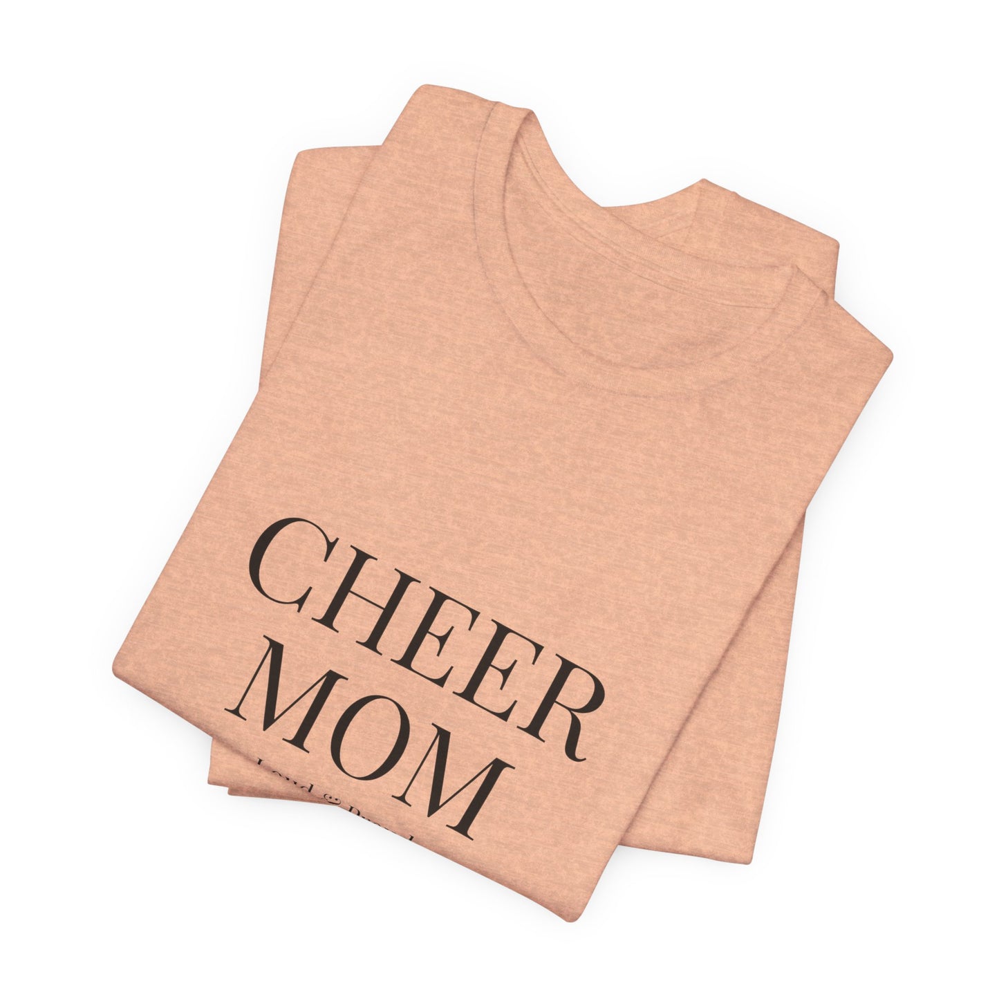 Classic Cheerleading Mama T-Shirt | Cheer Mom Gift | Cheerleading Mom Tee