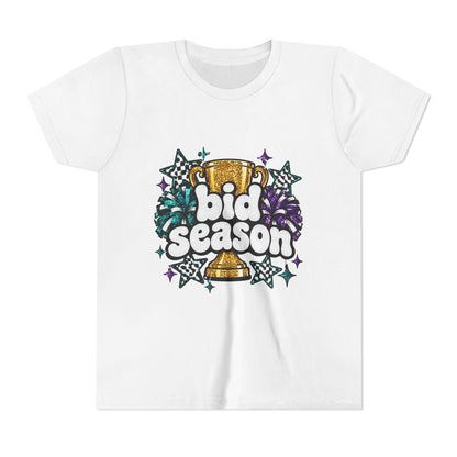 Bid Season Glitter Youth Tee