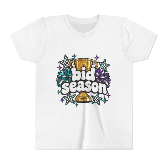 Bid Season Glitter Youth Tee