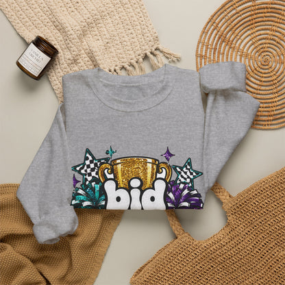 Bid Season Glitter Crewneck Sweatshirt