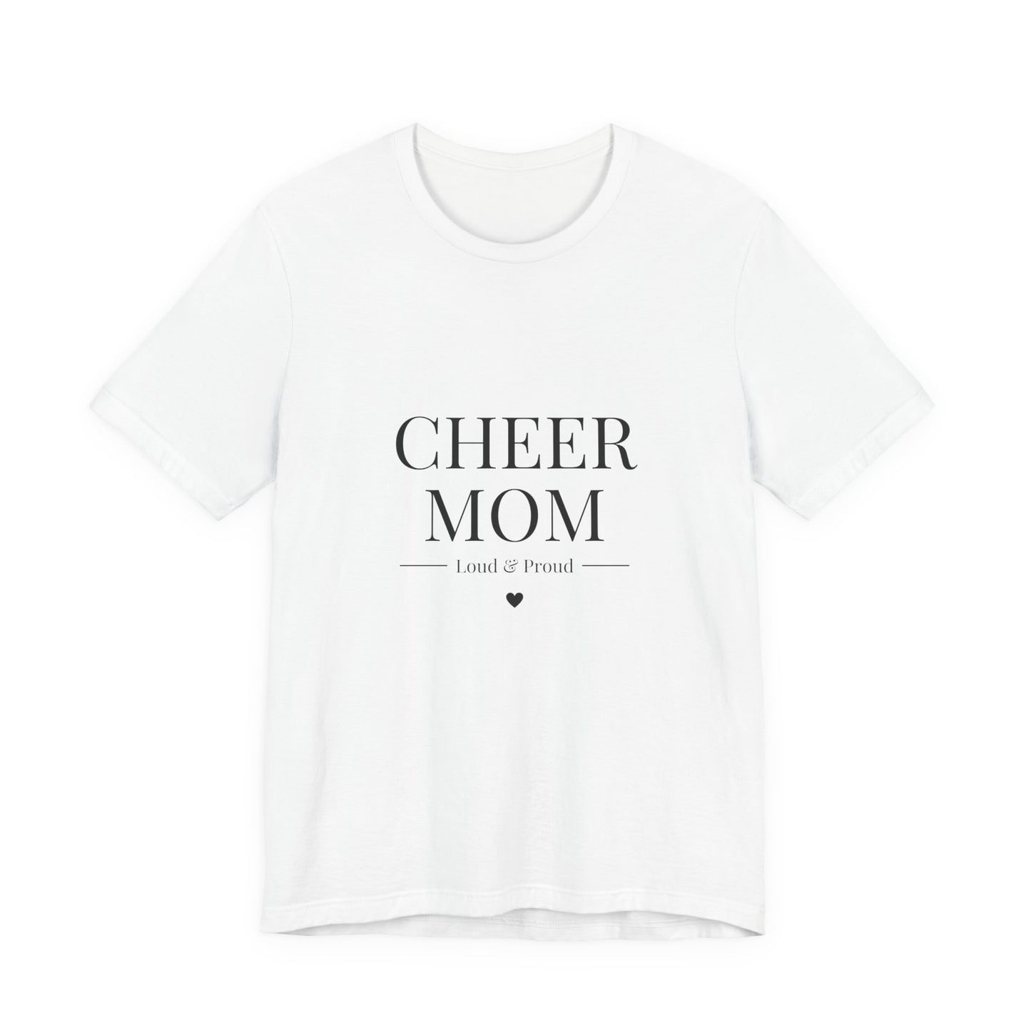Classic Cheerleading Mama T-Shirt | Cheer Mom Gift | Cheerleading Mom Tee