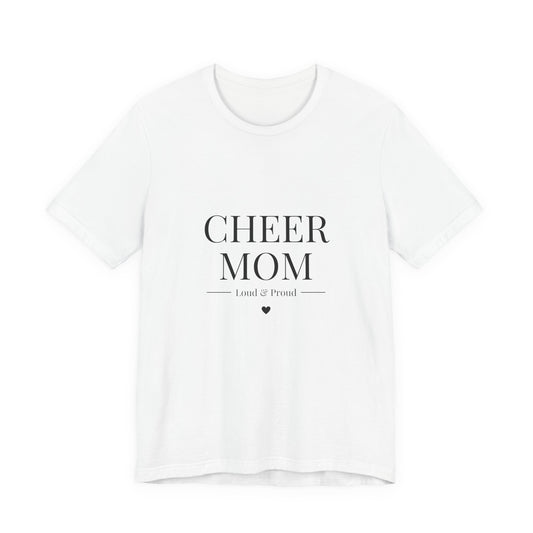 Classic Cheerleading Mama T-Shirt | Cheer Mom Gift | Cheerleading Mom Tee