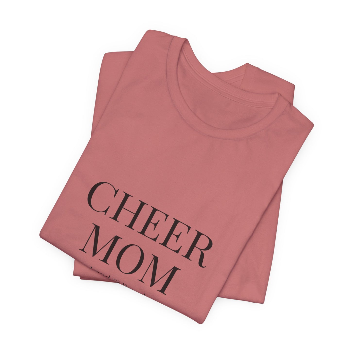 Classic Cheerleading Mama T-Shirt | Cheer Mom Gift | Cheerleading Mom Tee
