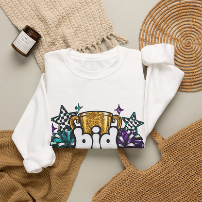 Bid Season Glitter Crewneck Sweatshirt