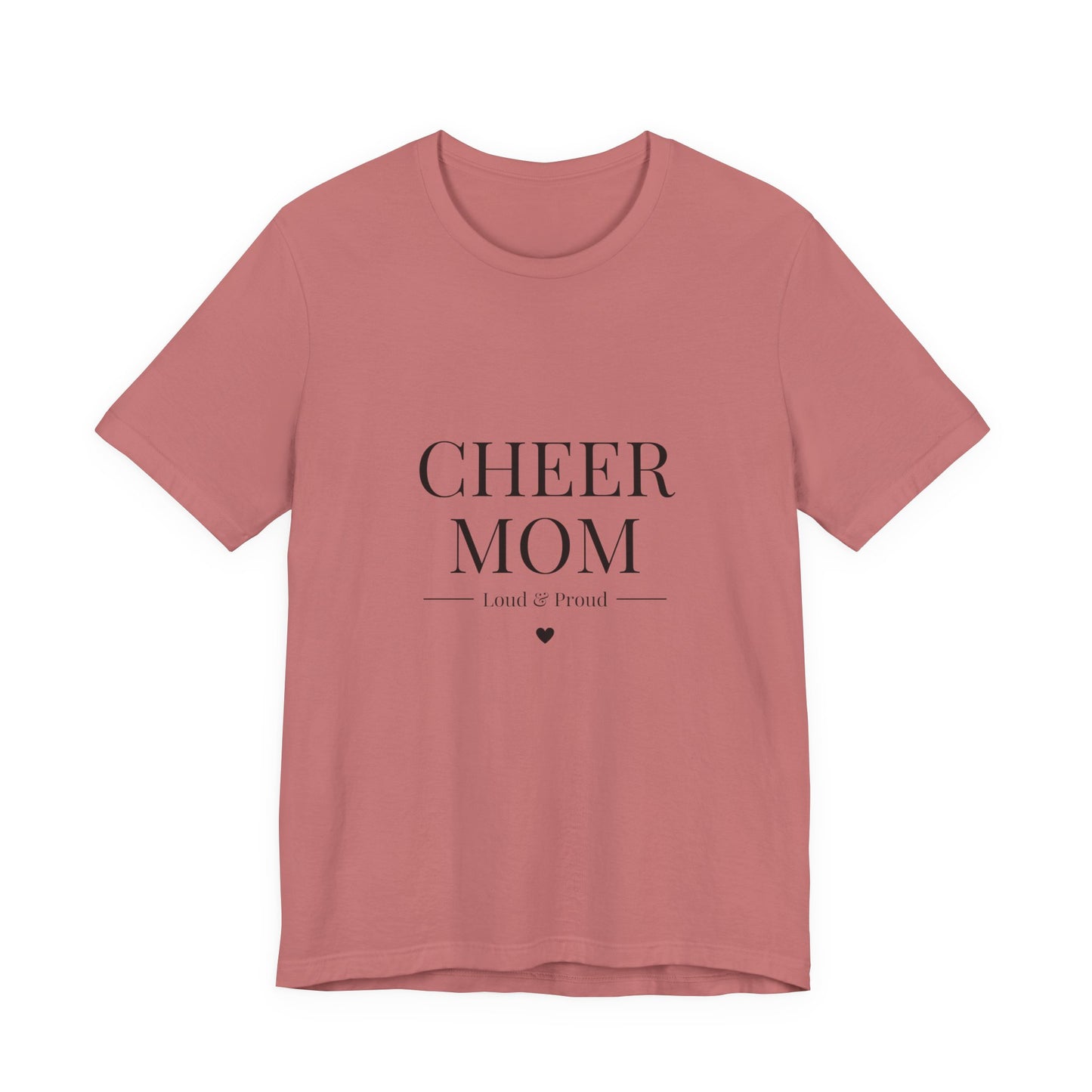 Classic Cheerleading Mama T-Shirt | Cheer Mom Gift | Cheerleading Mom Tee