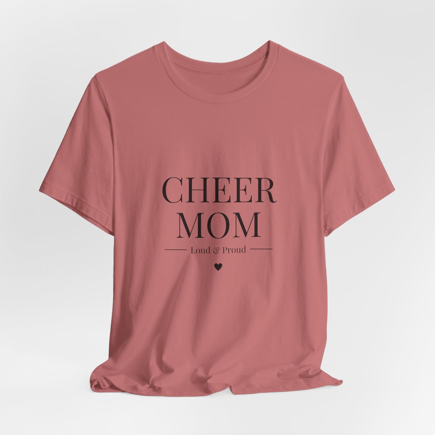 Classic Cheerleading Mama T-Shirt | Cheer Mom Gift | Cheerleading Mom Tee