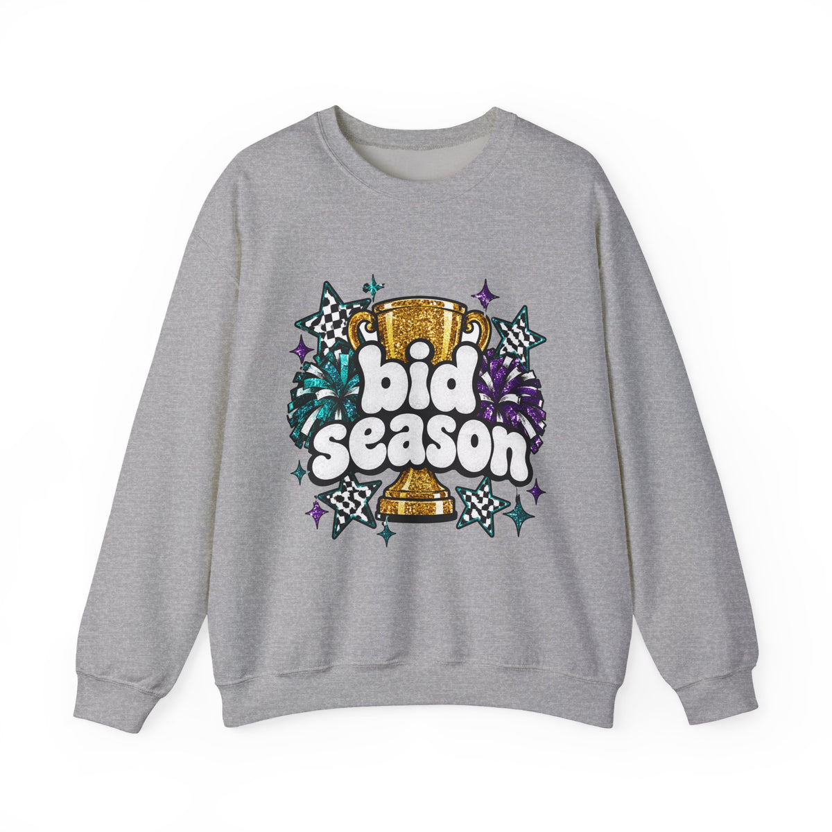 Bid Season Glitter Crewneck Sweatshirt